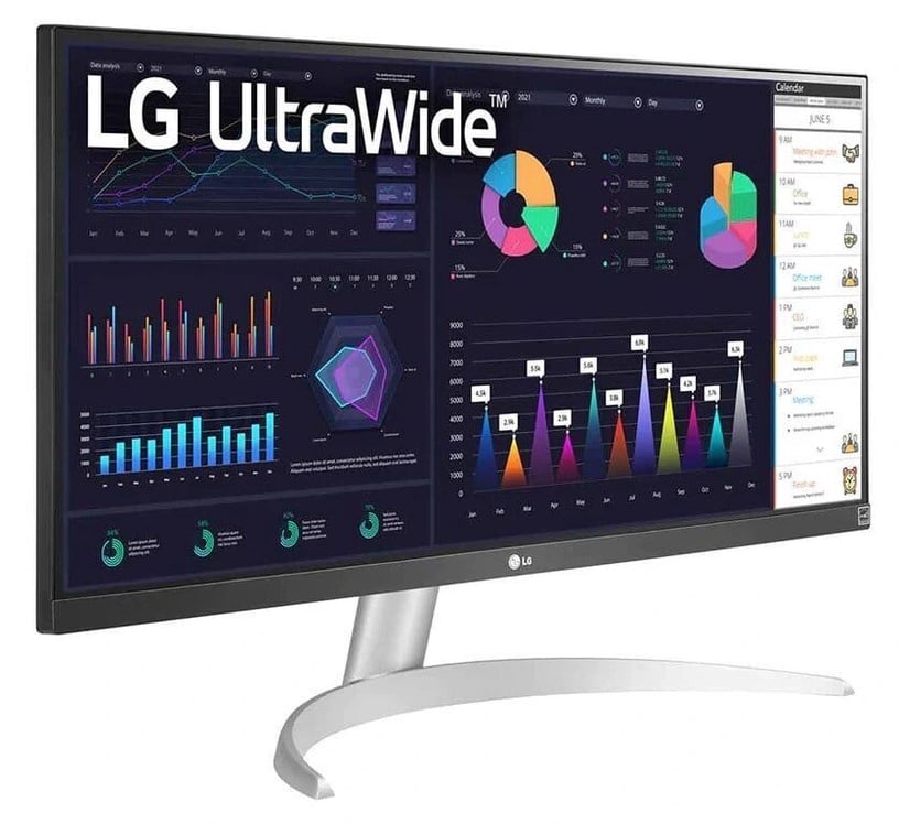 Monitors LG 29WQ600-W, balta/melna, 29" (bojāts iepakojums)