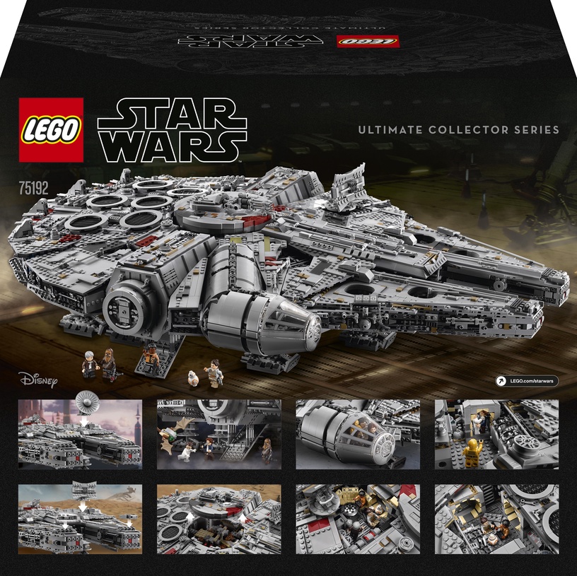 Конструктор LEGO Star Wars Сокол Тысячелетия 75192, 7541 шт.