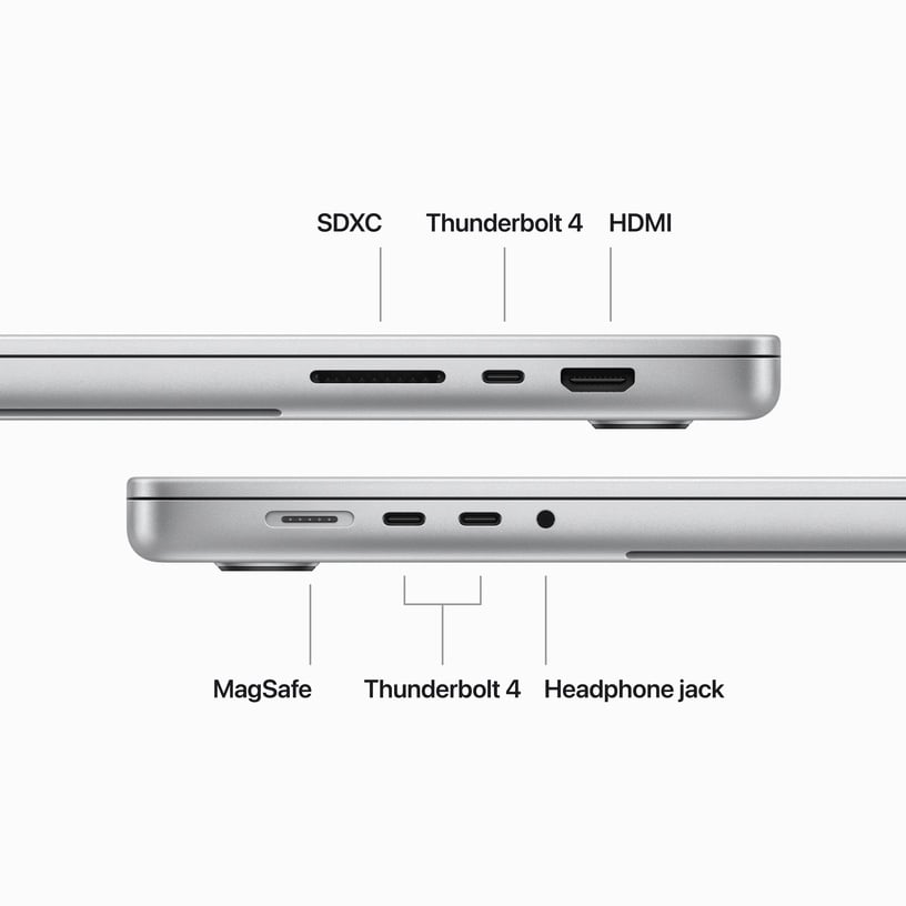 Sülearvuti Apple MacBook Pro 16 MRW73RU/A, Apple M3 Max, 36 GB, 1 TB, 16 ", hõbe, en/ru