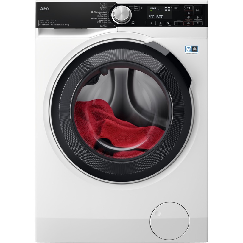 Veļas mašīna - žāvētājs AEG 8000 serija „PowerCare“ „UniversalDose“ EcoLine LWR85865O