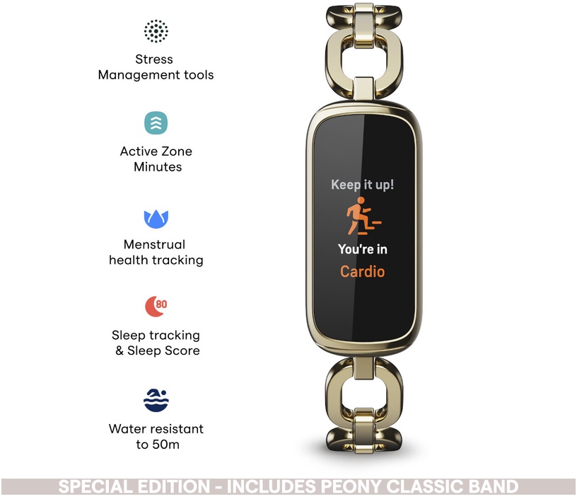 Nutikäevõru Fitbit Luxe Special Edition, kuldne