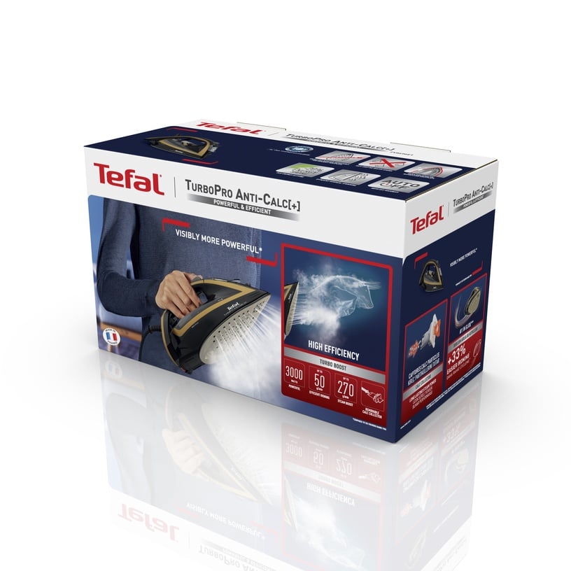 Triikraud Tefal TurboPro FV 5696, kuldne/must