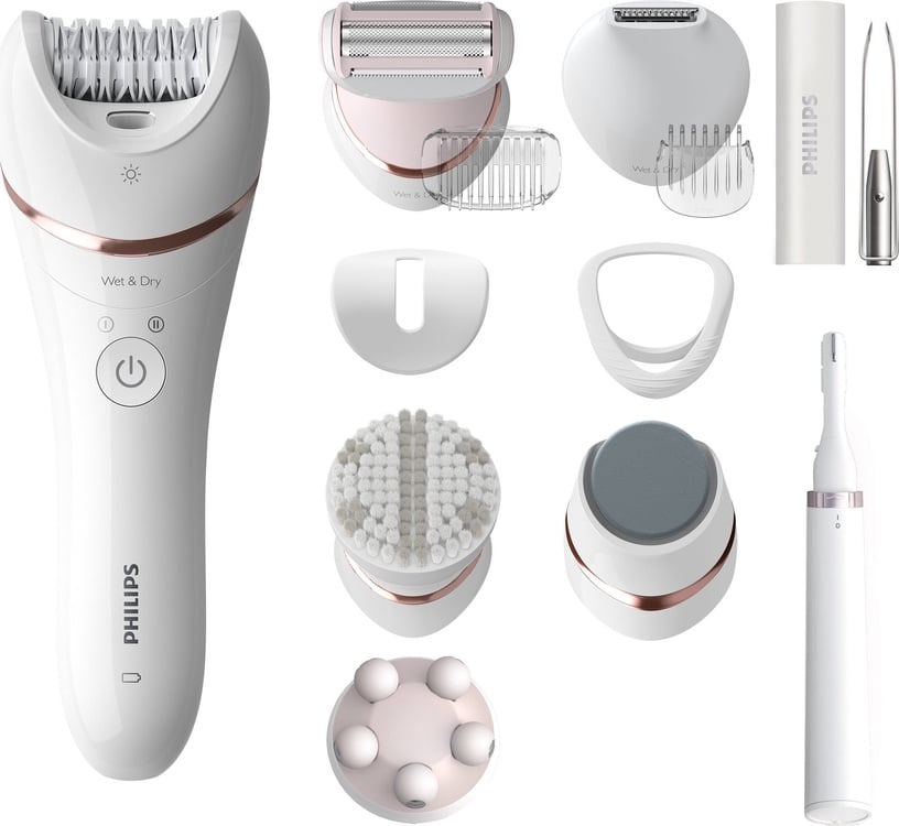 Эпилятор Philips BRE740/90, белый