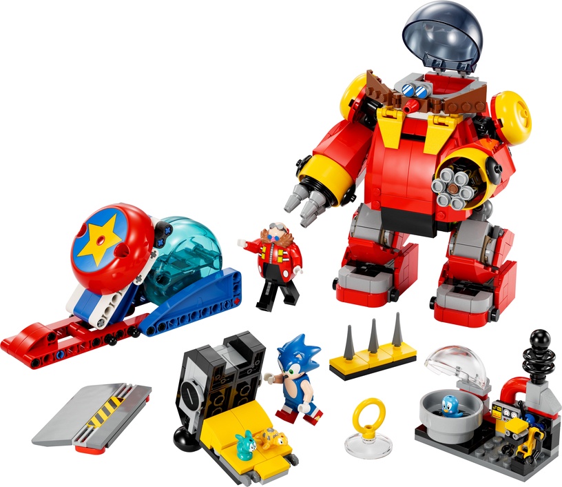 Konstruktors LEGO® Sonic the Hedgehog™ Sonic pret Dr. Eggman robotu Death Egg 76993, 615 gab.