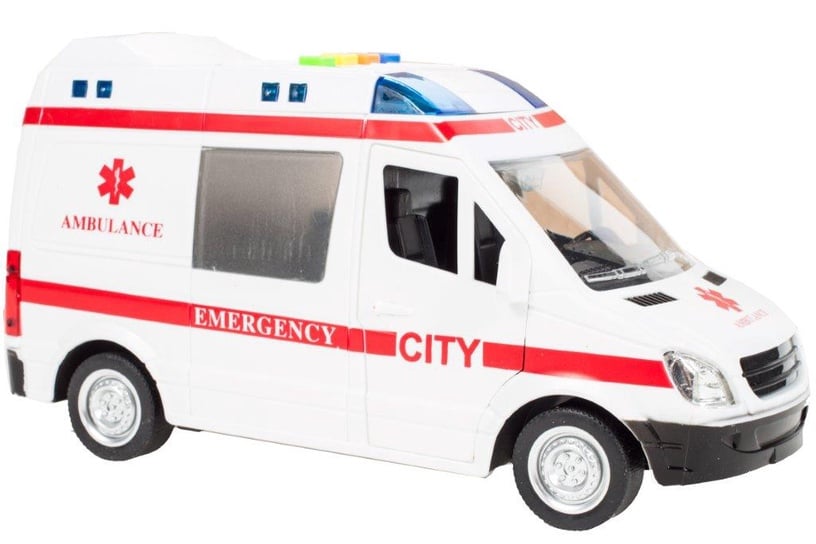 Bērnu rotaļu mašīnīte Wenyi Advance Simulation Rescue 5408, balta
