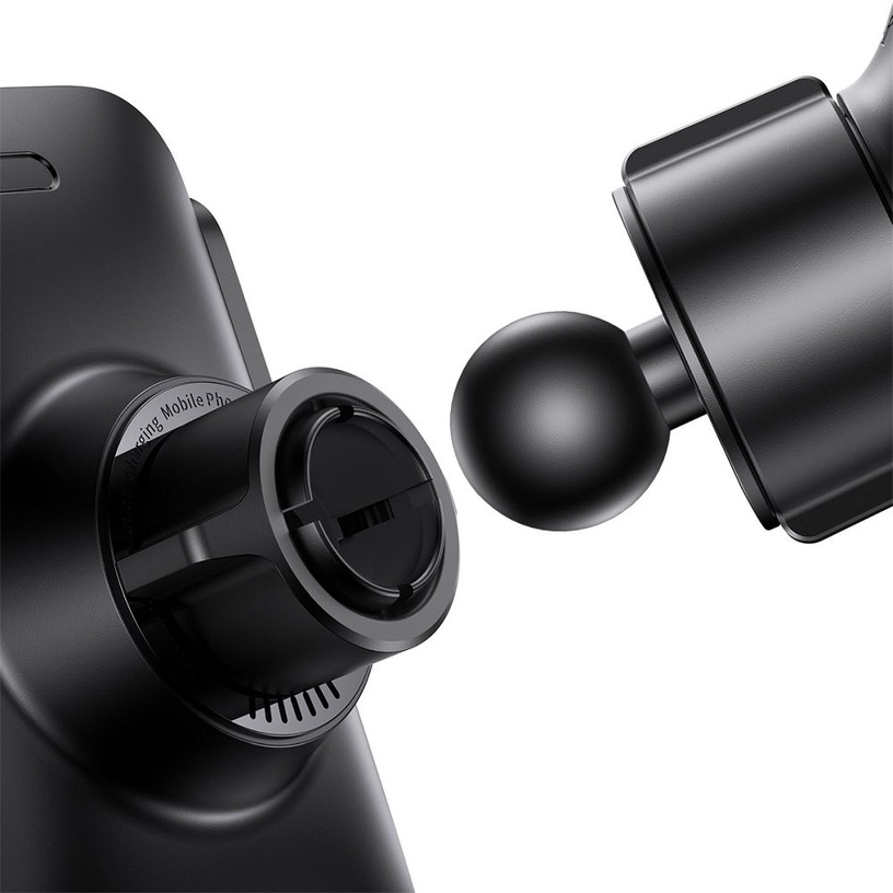 Auto telefona lādētājs Baseus Wisdom CGZX000101, USB Type-C, melna, 15 W