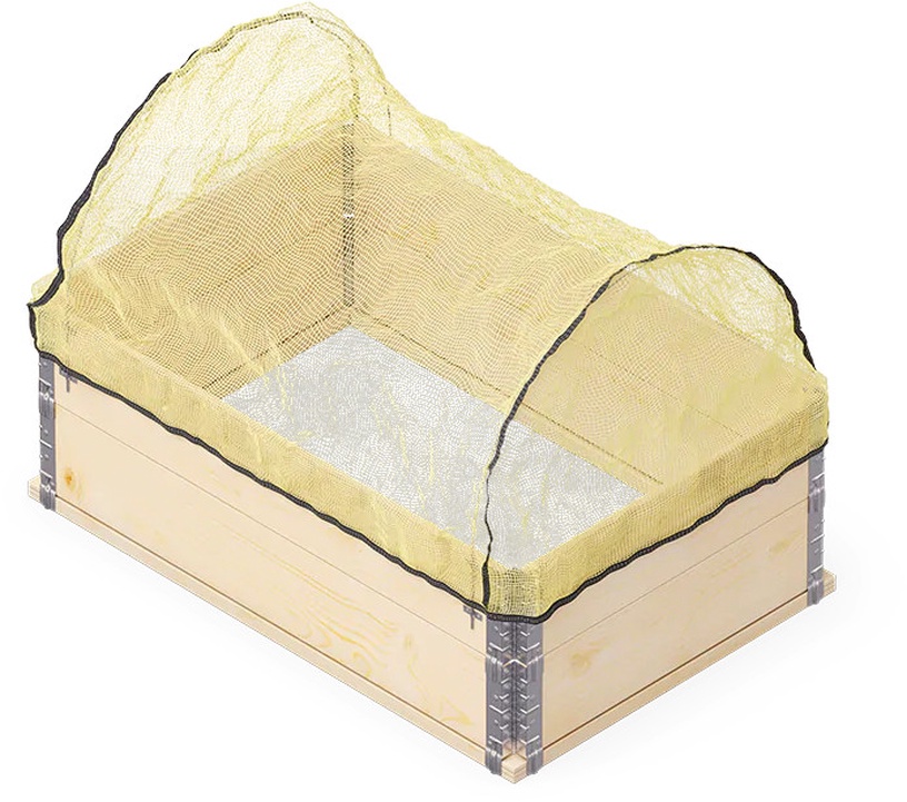 Aizsargtīkls dobēm Upyard, 120 cm x 80 cm x 51 cm