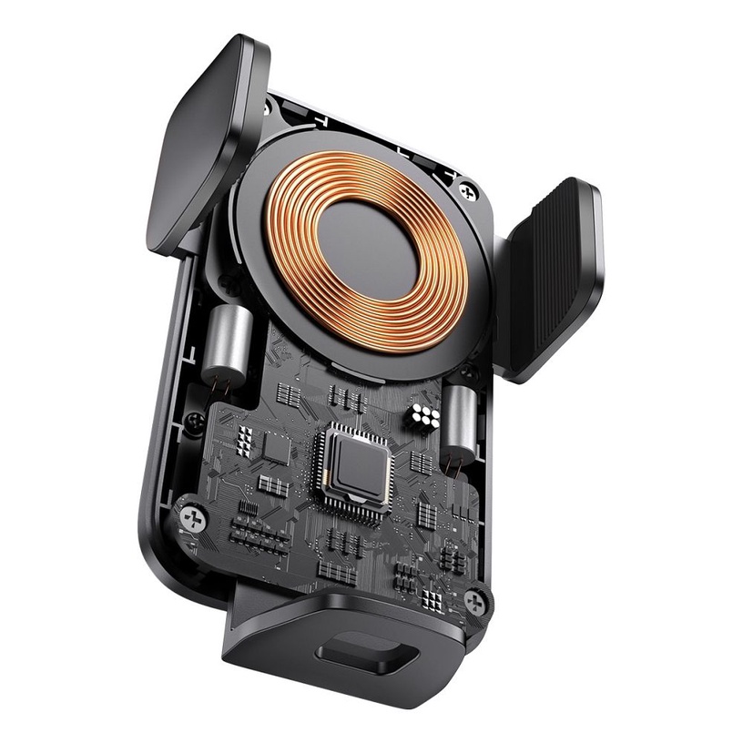 Auto telefona lādētājs Baseus Wisdom CGZX000101, USB Type-C, melna, 15 W