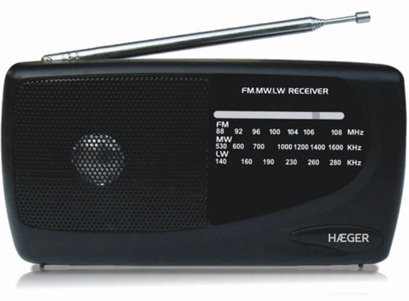 Радиоприемник Haeger Handy PR-TRI.002A, черный