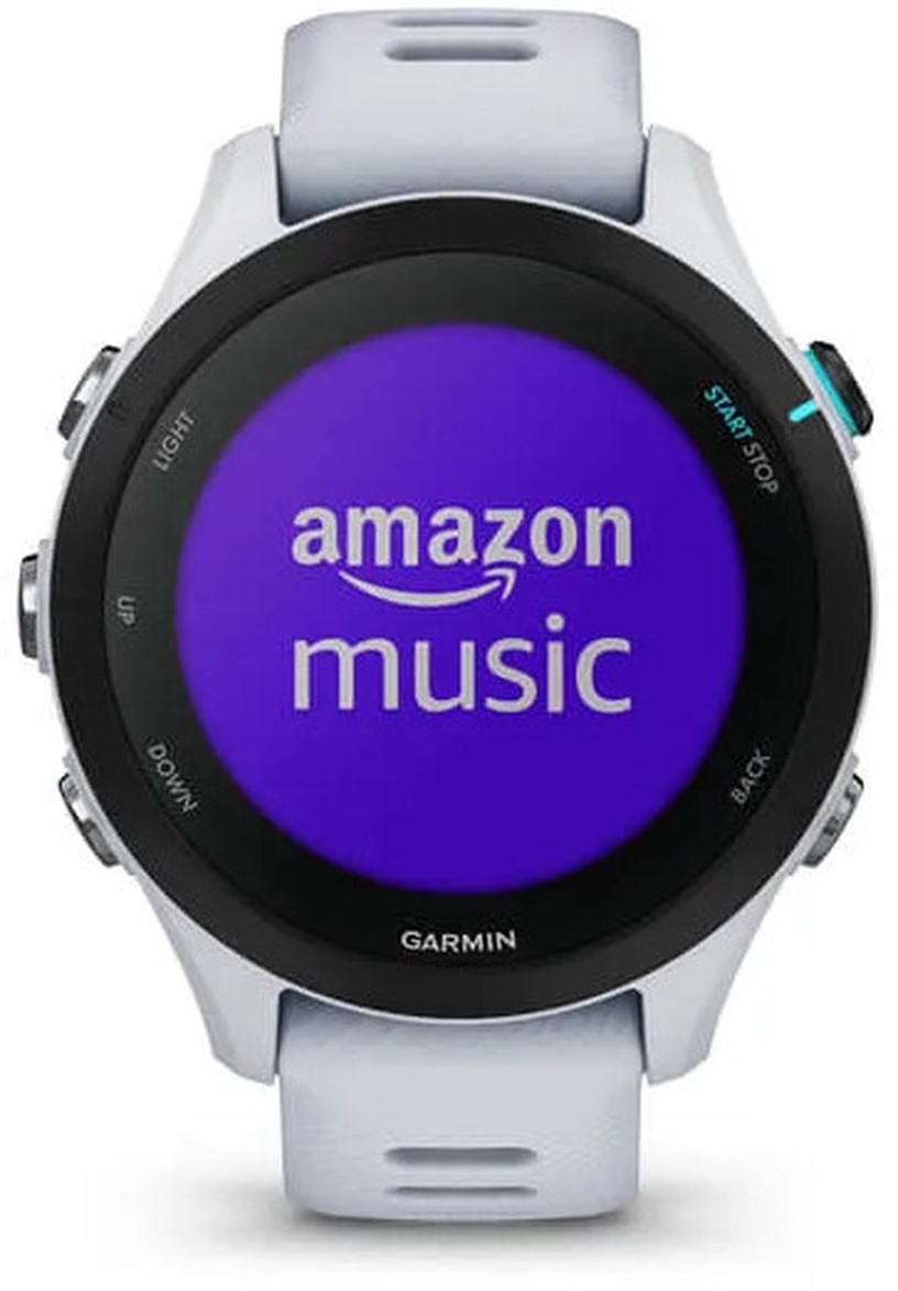 Viedais pulkstenis Garmin Forerunner® 255S Music GPS 41mm 010-02641-33, balta