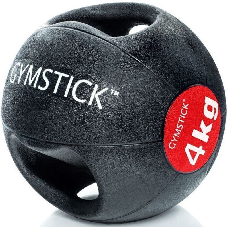 Набивной мяч Gymstick Medicine Ball With Handles, 260 мм, 4 кг