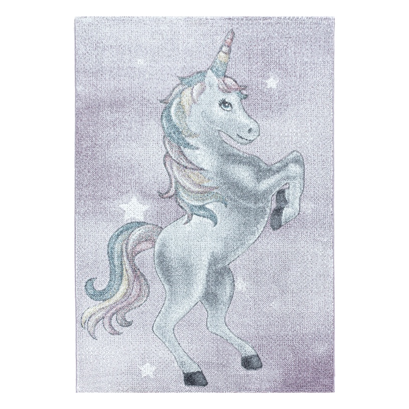 Paklājs iekštelpu Funny Unicorn 2002902102, violeta, 290 cm x 200 cm