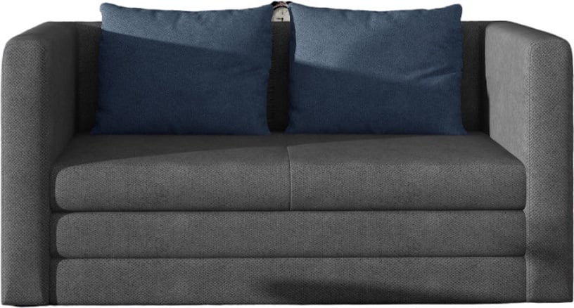 Diivan Neva Soro 93, Soro 76, sinine/tumehall, 70 x 132 cm x 65 cm