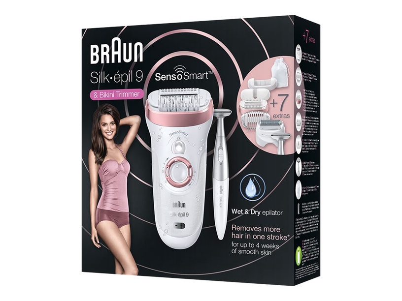 Epilaator Braun Silk-èpil 9 SensoSmart SES9/890, valge