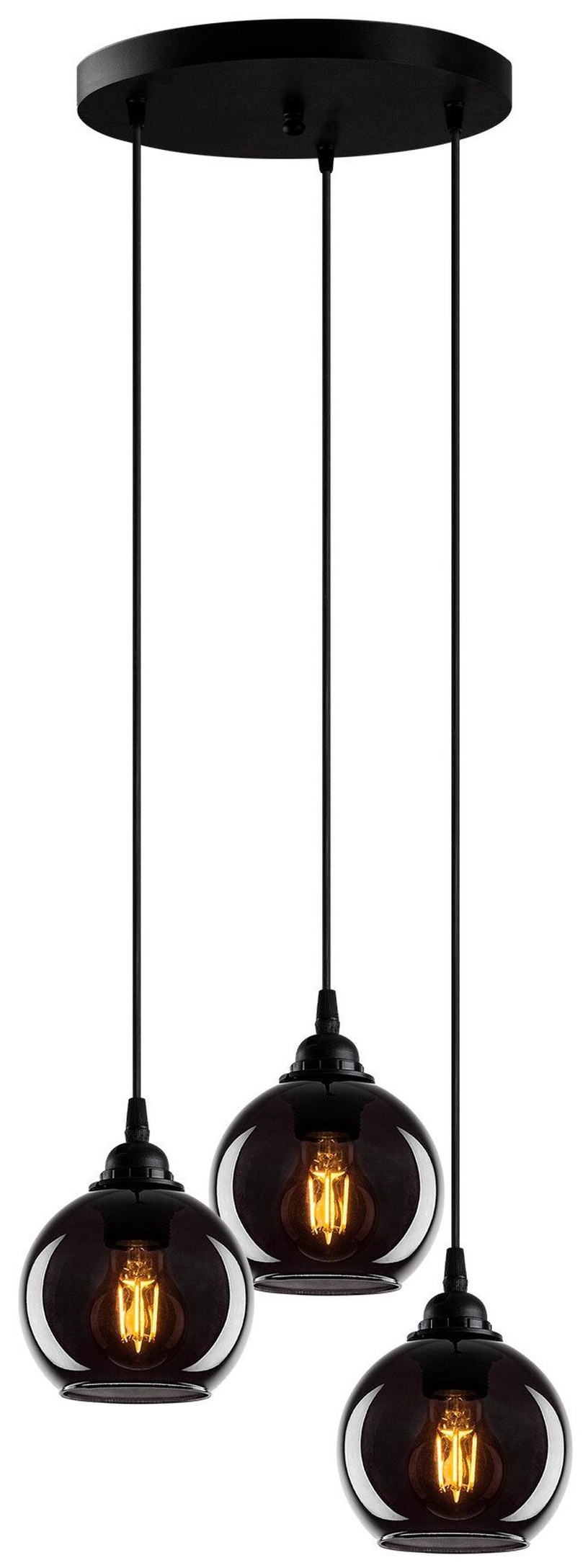 Lampa karināms Opviq Smoked 011, 120 W, E27