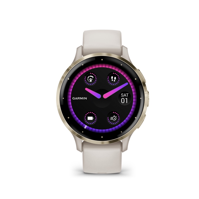 Viedais pulkstenis Garmin Venu 3S 010-02785-04, zelta