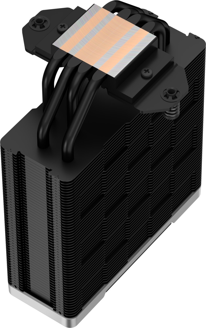 Воздушный охладитель для процессора Deepcool AK400 Zero Dark, 127 мм x 155 мм