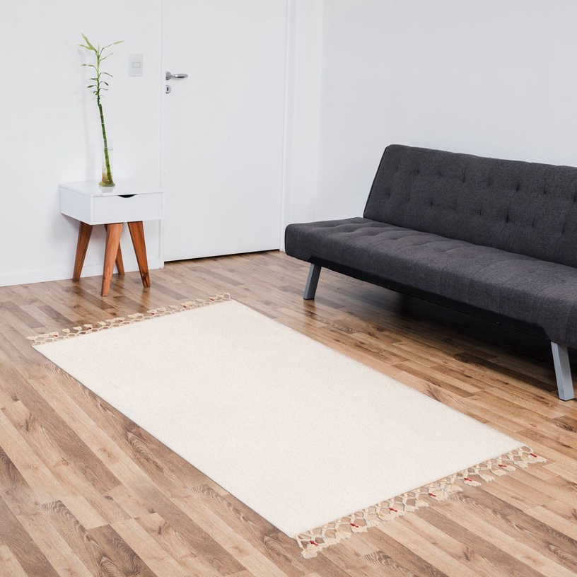 Vannas istabas paklājs Foutastic 299ANR1791, balta, 500 cm x 100 cm
