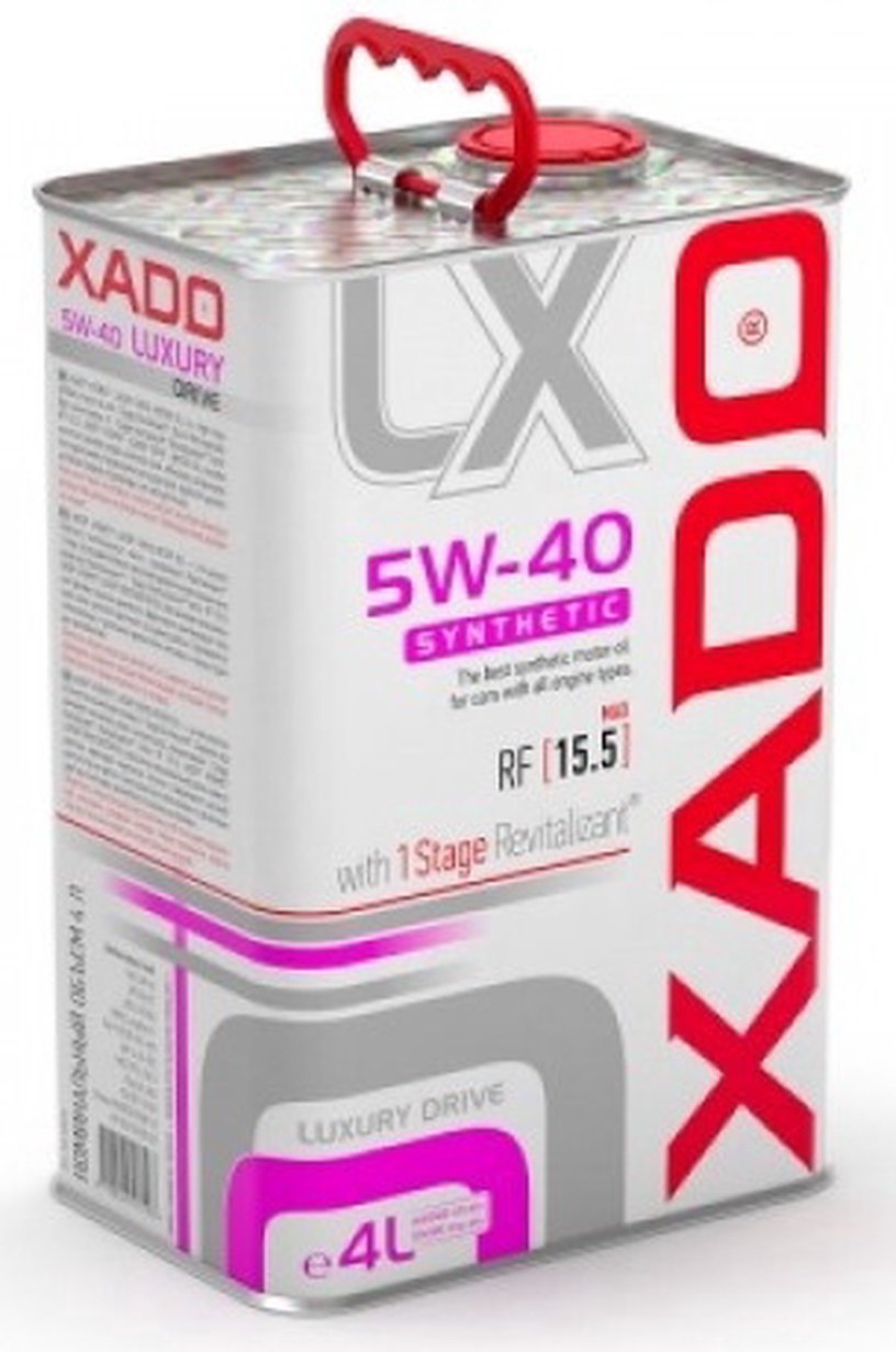 Машинное масло Xado Luxury Drive 5W - 40, синтетический, 4 л