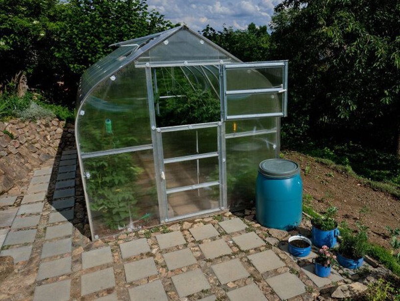 Kasvuhoone Klasika Standart, polükarbonaat, 4 x 2.5 m, 4 mm