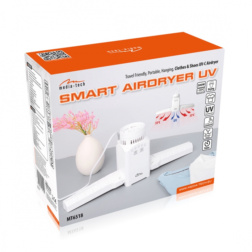 Veļas žāvētājs Media-Tech MT6518 Smart Airdryer, 42 cm