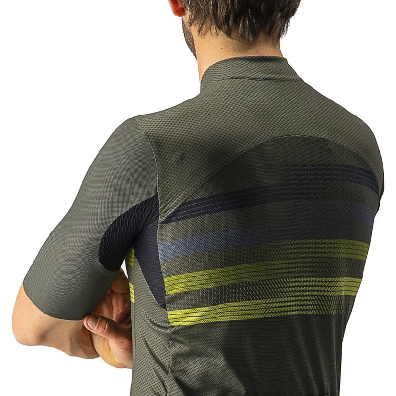 Термофутболка, мужские Castelli Endurance Pro, зеленый, M