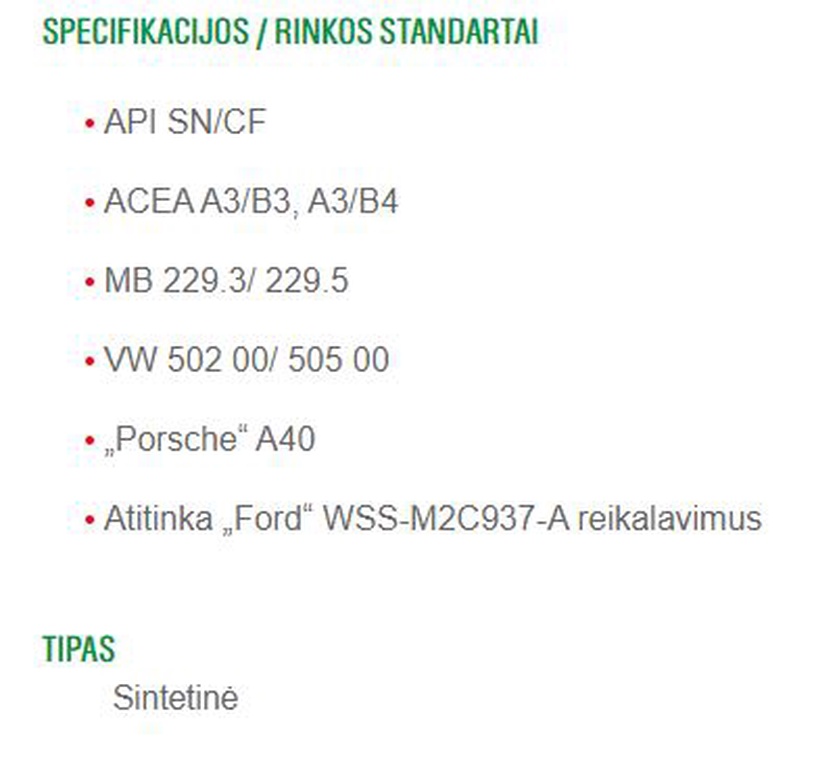 Mootoriõli Castrol Edge Titanium FST A3/B4 0W - 40, sünteetiline, 4 l