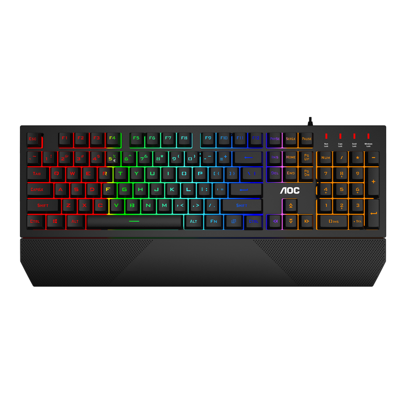 Клавиатура AOC GK200, EN, черный