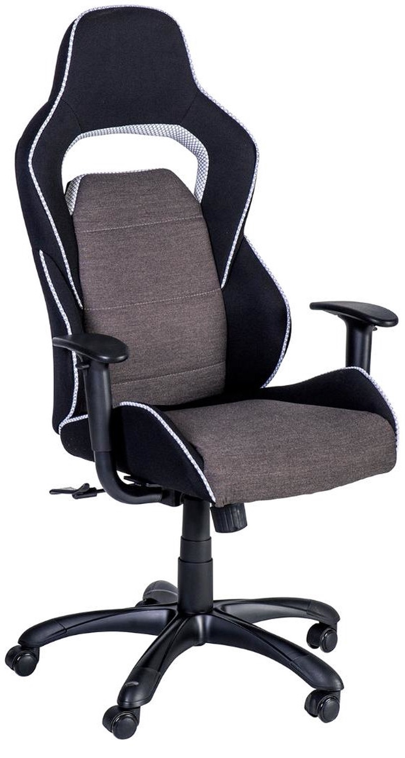 Kontoritool Comfort 24576, 47 - 57 x 53 x 120 - 130 cm, valge/must/hall