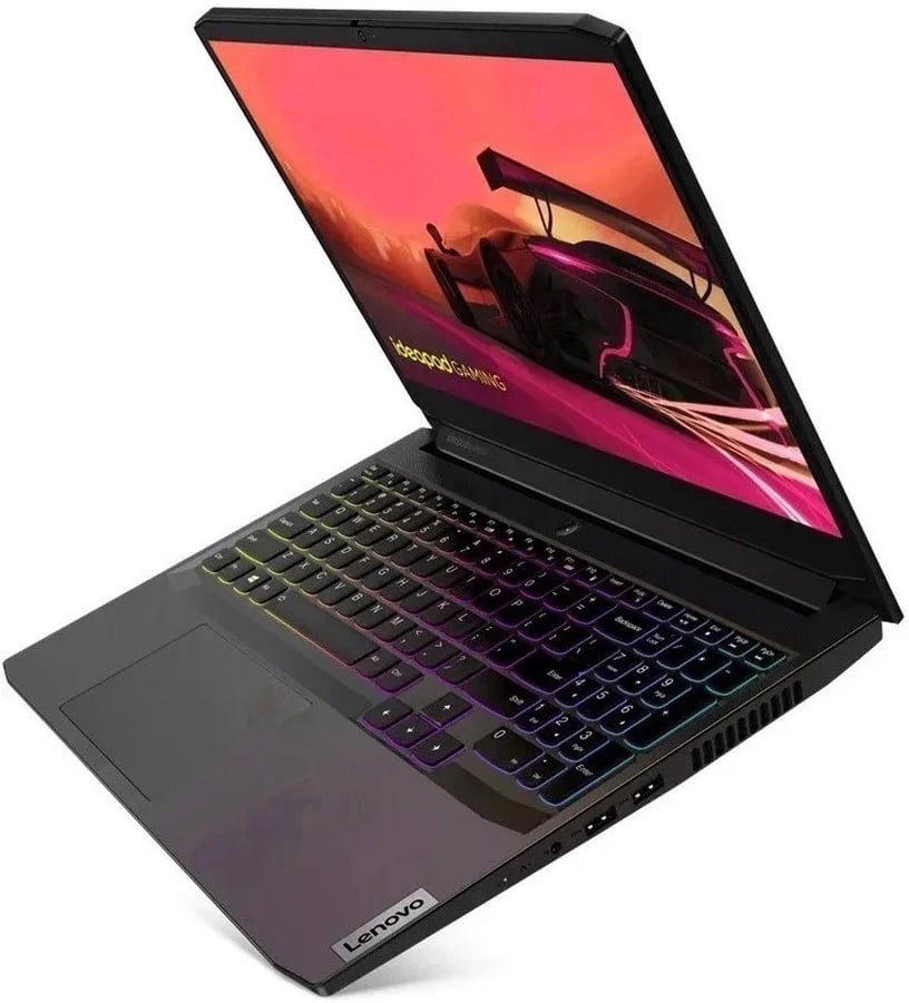 Sülearvuti Lenovo IdeaPad Gaming 3 15ACH6, AMD Ryzen 5 5600H, 16 GB, 512 GB, 15.6 ", RTX 3050, must, en