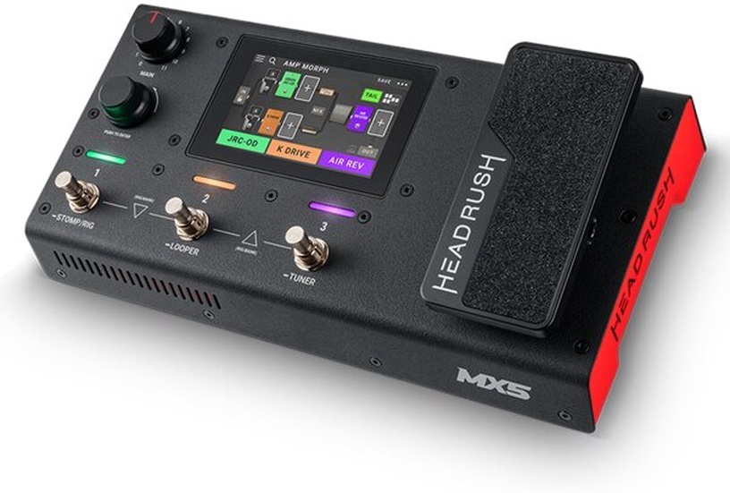 Elektriskās ģitāras procesors Headrush MX5, melna