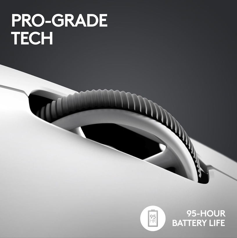 Spēļu pele Logitech G Pro X 2 Superlight, balta