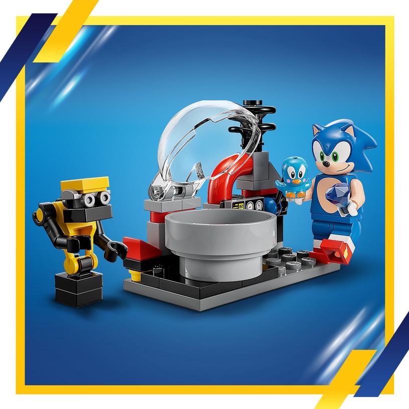 Konstruktors LEGO® Sonic the Hedgehog™ Sonic pret Dr. Eggman robotu Death Egg 76993, 615 gab.