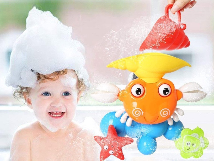 Игрушка для ванны Crab Fountain, многоцветный