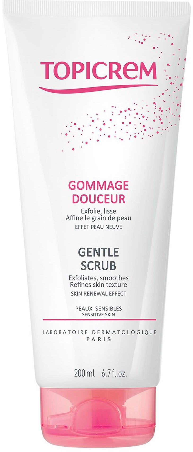 Ķermeņa skrubis Topicrem Ultra-Moisturizing Gentle Scrub, 200 ml