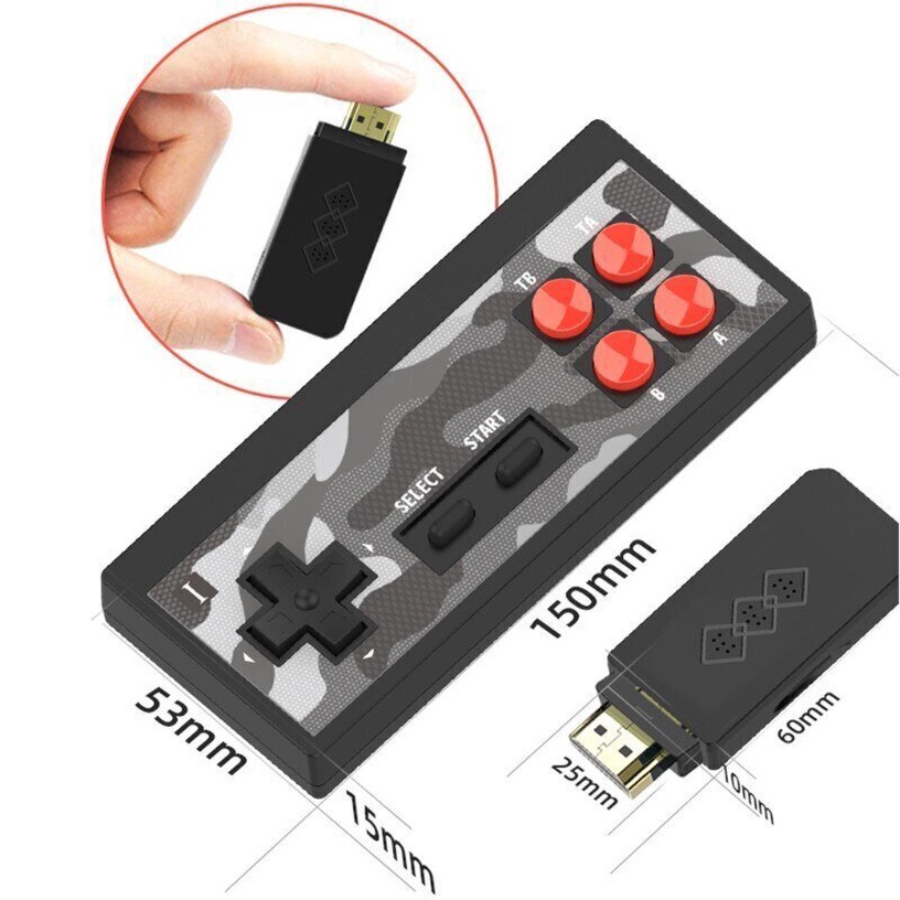 Spēļu dators HappyJoe Y2HD Plus 1800 Games + Download, HDMI