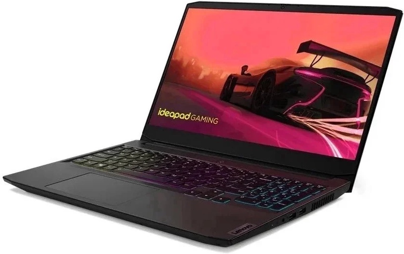 Sülearvuti Lenovo IdeaPad Gaming 3 15ACH6, AMD Ryzen 5 5600H, 16 GB, 512 GB, 15.6 ", RTX 3050, must, en