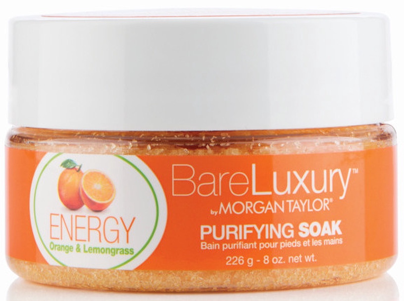 Küünesool Morgan Taylor Bare Luxury Energy Orange & Lemongrass Purifying Soak, 226 g