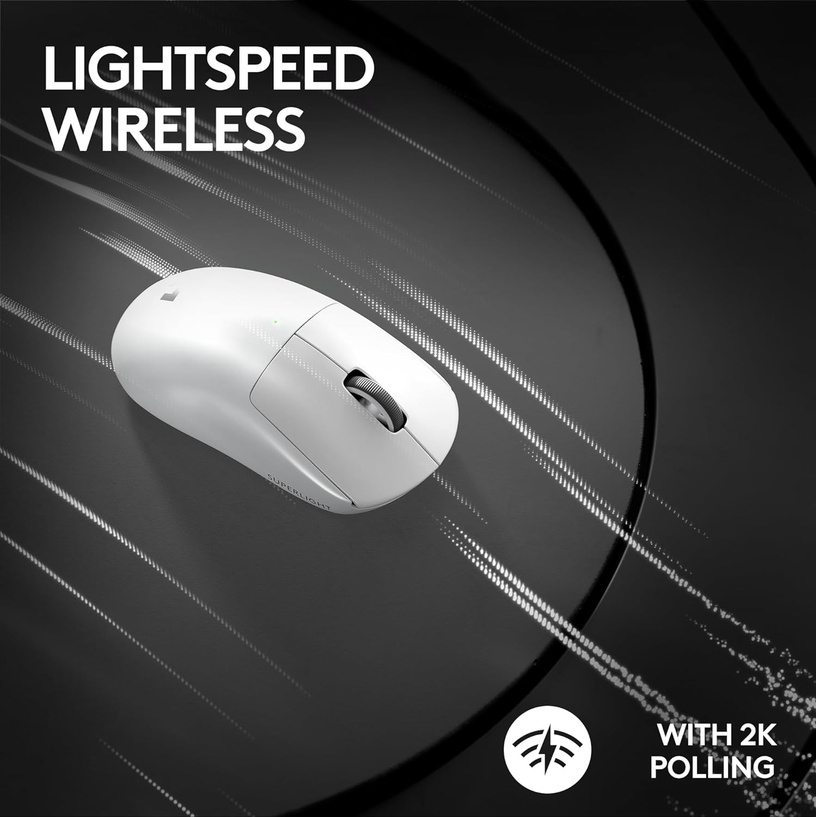 Spēļu pele Logitech G Pro X 2 Superlight, balta