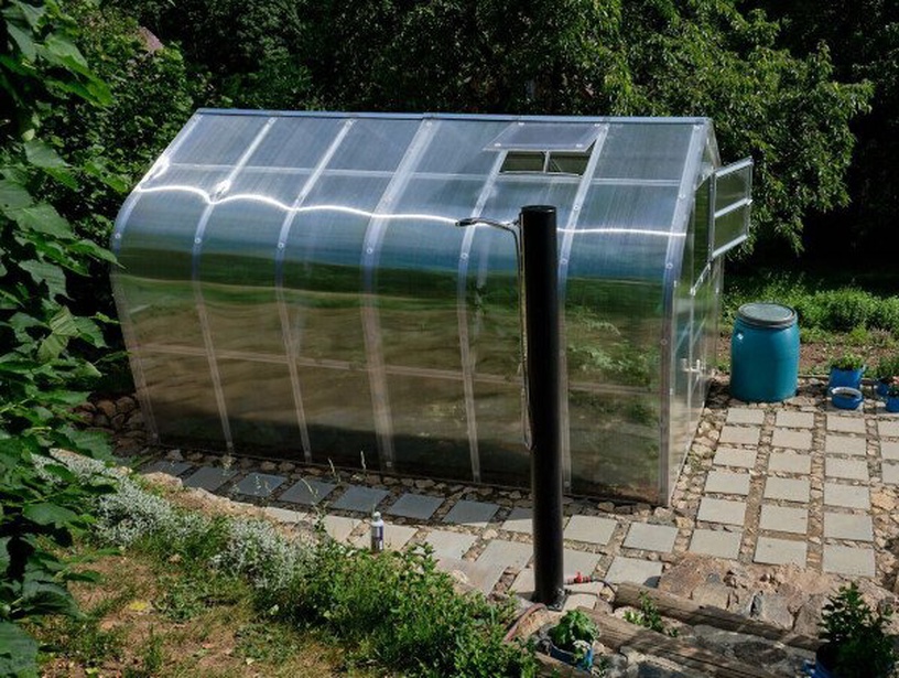 Kasvuhoone Klasika Standart, polükarbonaat, 4 x 2.5 m, 4 mm