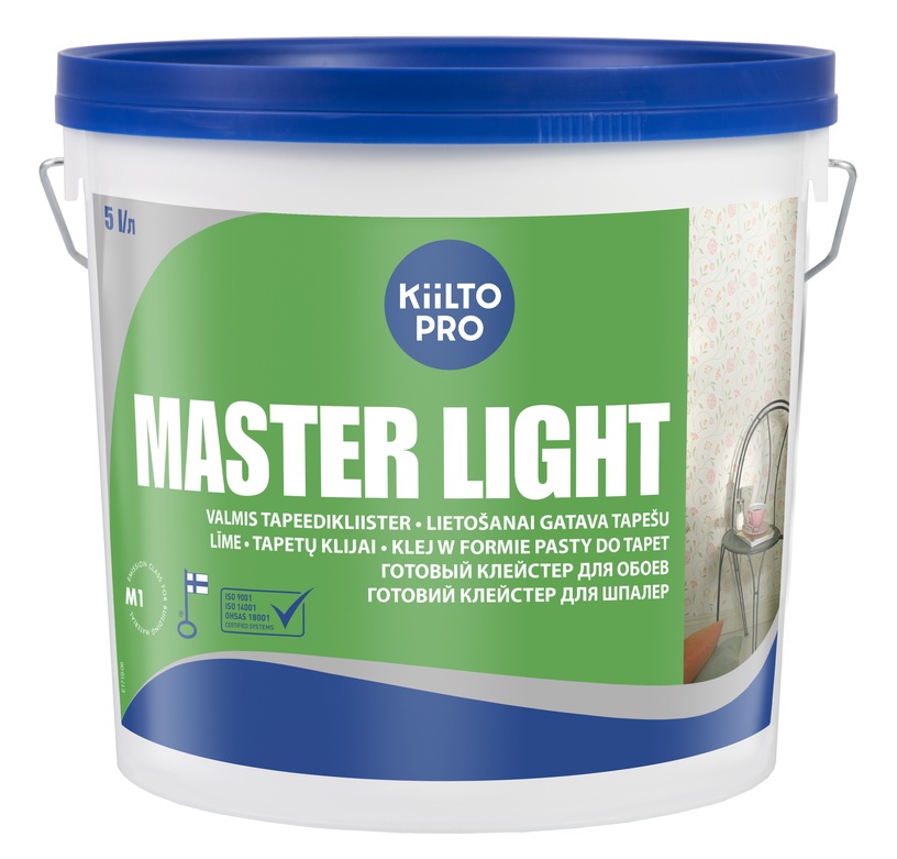 Tapešu līme Kiilto Master Light, 5 l