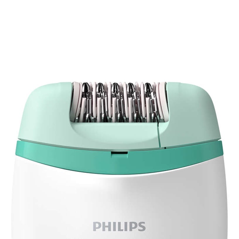 Epilaator Philips Satinelle Essential BRE245/00, valge/roheline