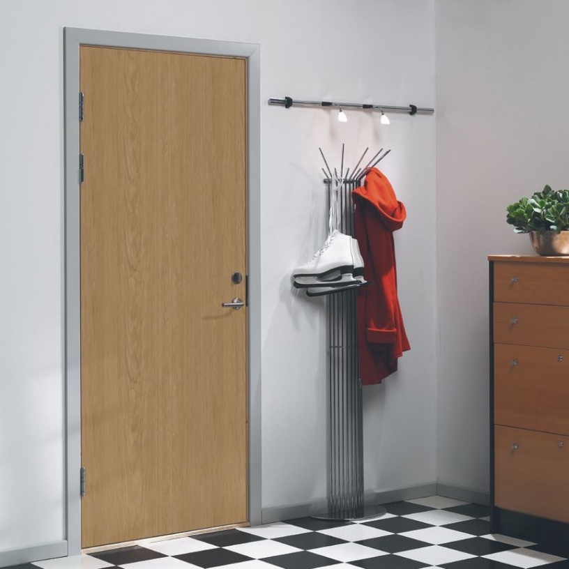 Uks Swedoor EI30/38DB, vasakpoolne, tamm, 209 x 89 x 4 cm