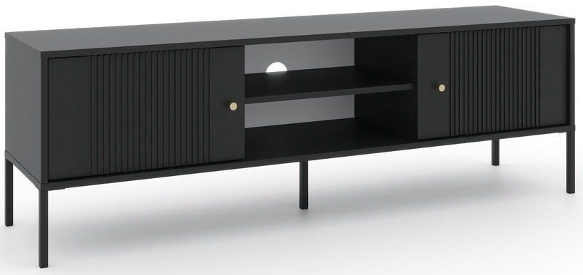 TV-kapp Iseo IS01, must, 39 cm x 154.5 cm x 50.5 cm