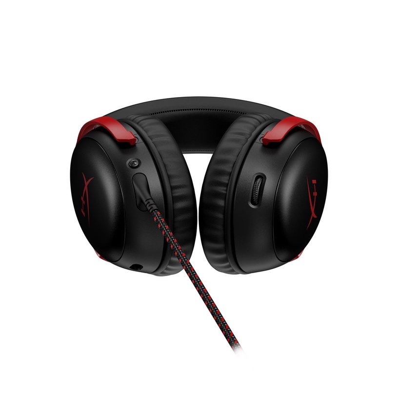 Juhtmega mänguri peakomplekt HyperX Cloud III, must/punane