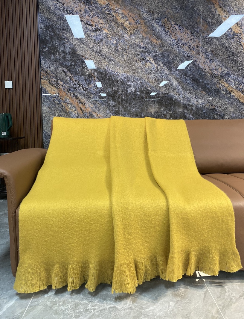 Pleed Domoletti YF221001, kollane, 130 cm x 170 cm