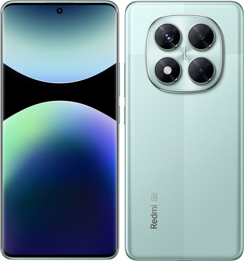 Мобильный телефон Xiaomi Redmi Note 14 Pro 5G, 256 GB, зеленый