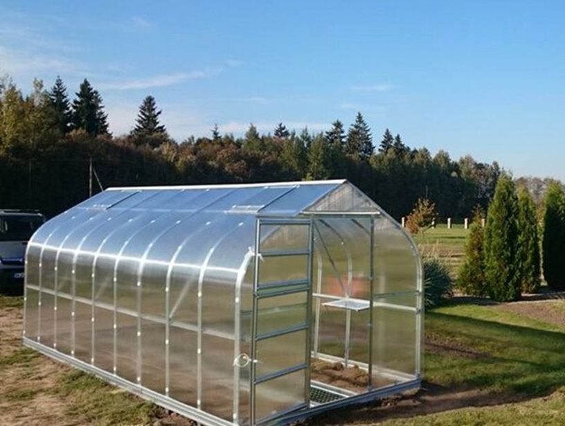 Kasvuhoone Klasika Standart, polükarbonaat, 4 x 2.5 m, 4 mm