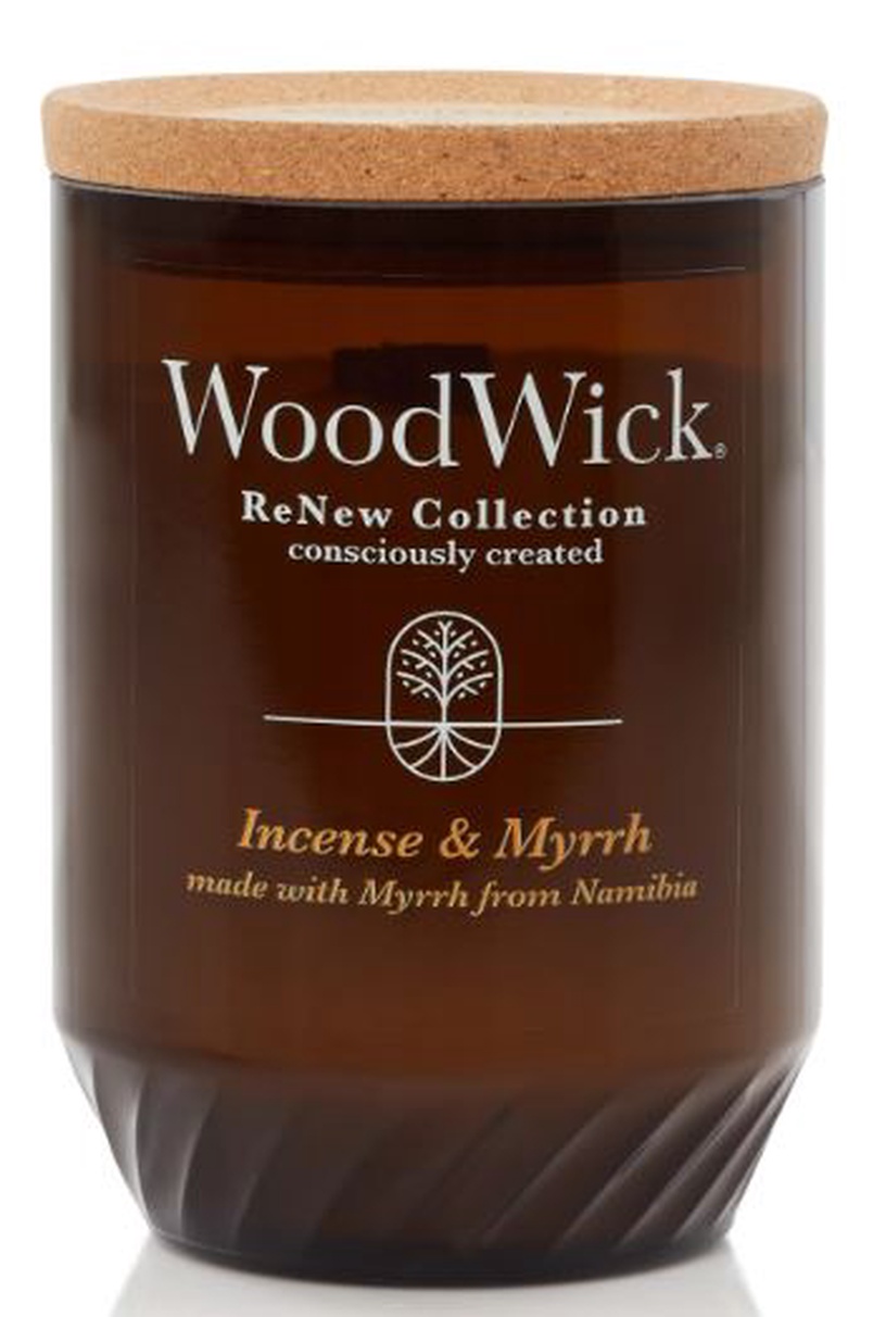Küünal, lõhna WoodWick Renew Incense & Myrrh, 60 h, 368 g