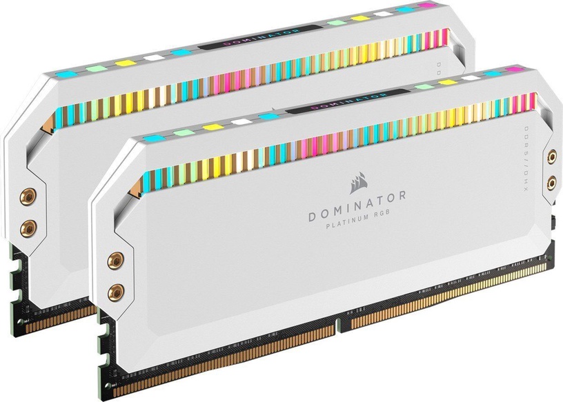 Operatīvā atmiņa (RAM) Corsair Dominator Platinum RGB, DDR5, 64 GB, 6200 MHz, ar gaismu (bojāts iepakojums)